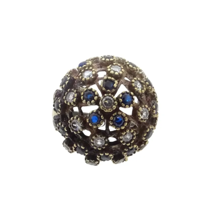 Pamono Vintage Rosette Ring in Sterling Silver> Rings