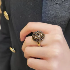 Pamono Vintage Rosette Ring in Sterling Silver><noscript><img width=