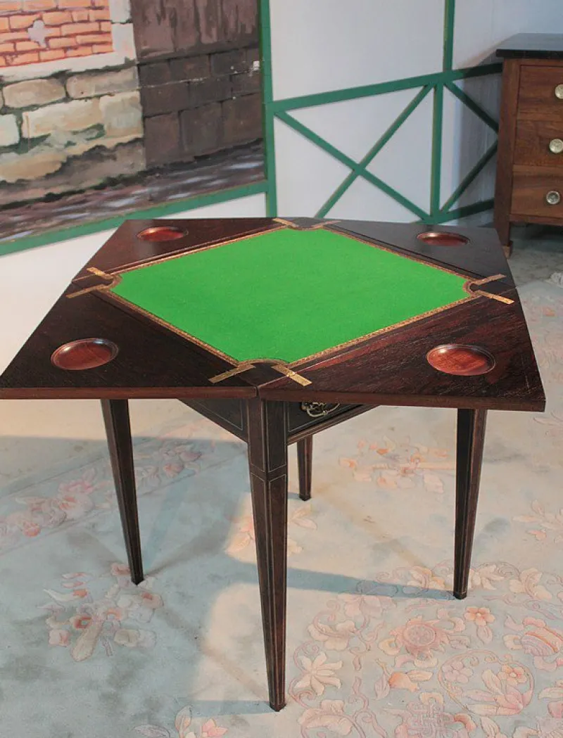 Pamono Vintage Rosewood Game Table> Game Tables