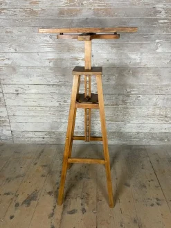 Pamono Vintage Rotating Height-Adjustable Sculpture Stand> Worktables & Workbenches
