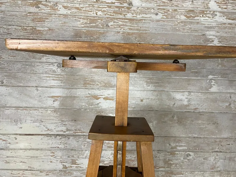 Pamono Vintage Rotating Height-Adjustable Sculpture Stand> Worktables & Workbenches