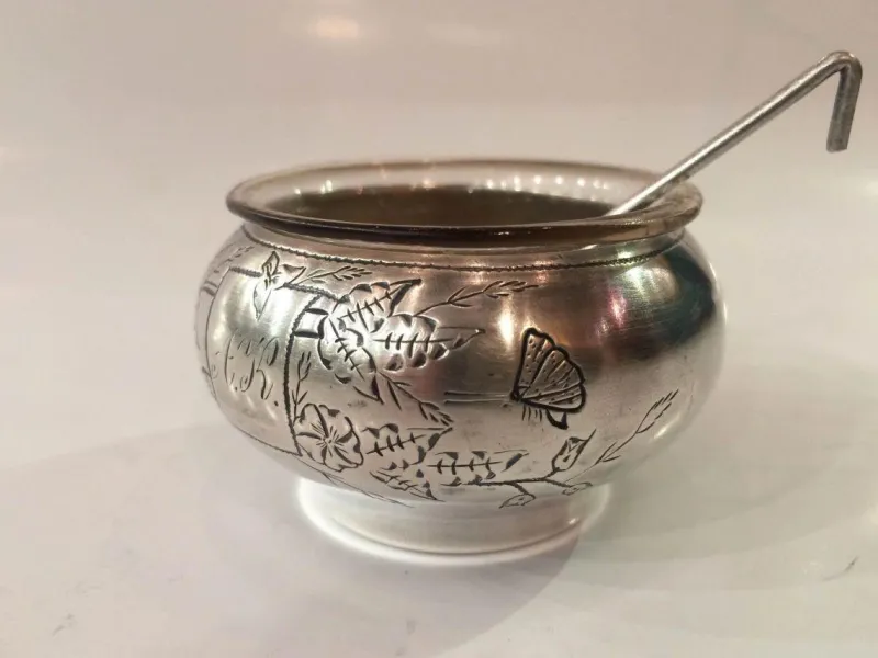 Discount Pamono Vintage Russian Salt Cellar, Set of 2