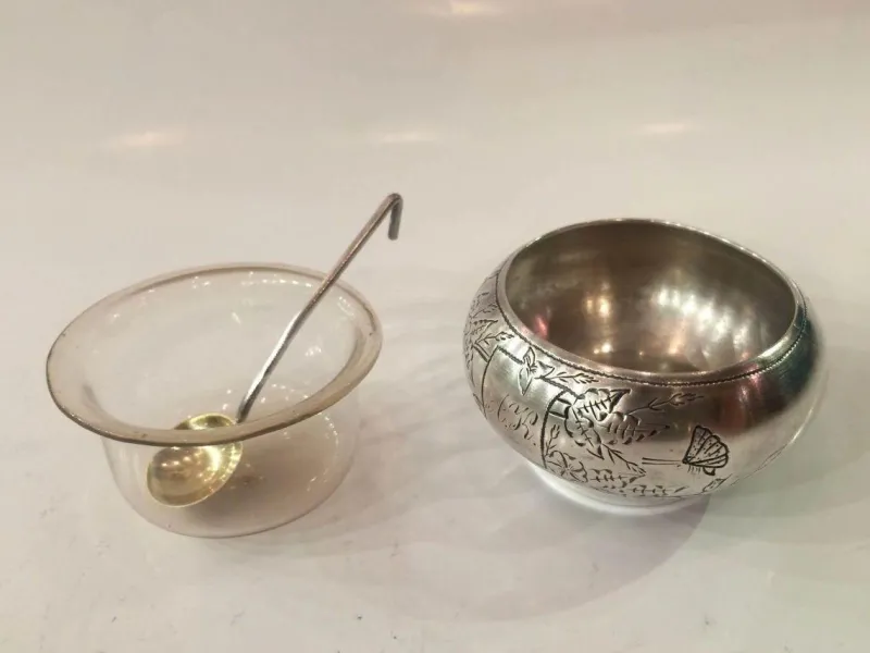 Discount Pamono Vintage Russian Salt Cellar, Set of 2