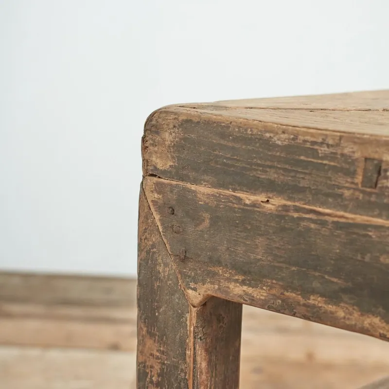 Pamono Vintage Rustic Bedside Table, 1920s> Nightstands