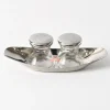 Pamono Vintage Salt and Pepper Shaker Set by Wilhelm Wagenfeld for WMF, 1970s, Set of 3> Salt & Pepper Shakers