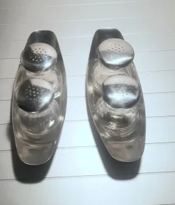 New Pamono Vintage Salt and Pepper Tableware by Wilhelm Wagenfeld for WMF, 1960s, Set of 2