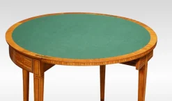 Pamono Vintage Satinwood Card Table