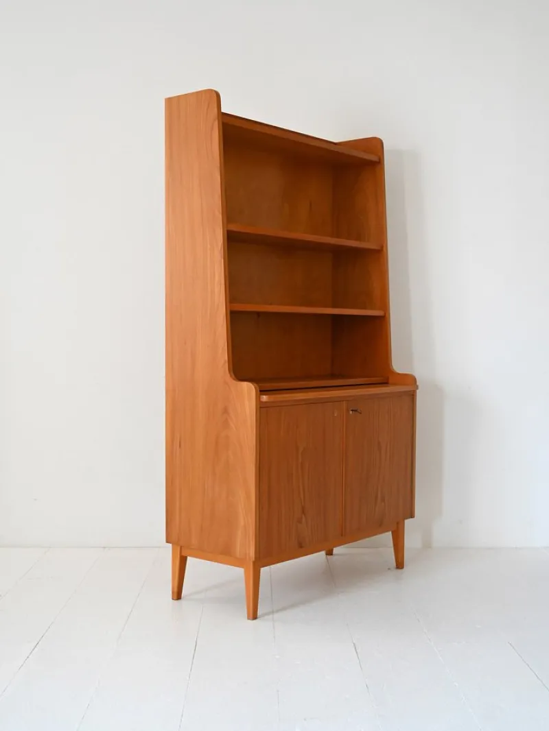 Sale Pamono Vintage Scandinavian Bookcase in Light Elm, 1950s