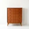 Pamono Vintage Scandinavian Chest of Drawers with Shell Handles, 1950s> Dressers, Commodes & Chests