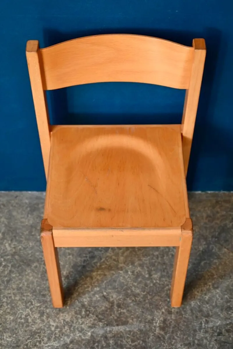 Hot Pamono Vintage Scandinavian Childrens Chair in Wood