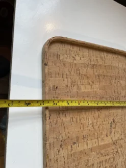 Pamono Vintage Scandinavian Cork Tray from Signe Persson Melin, 1970s><noscript><img width=