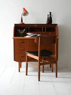 Pamono Vintage Scandinavian Secretaire in Teak, 1950s> Secretaires