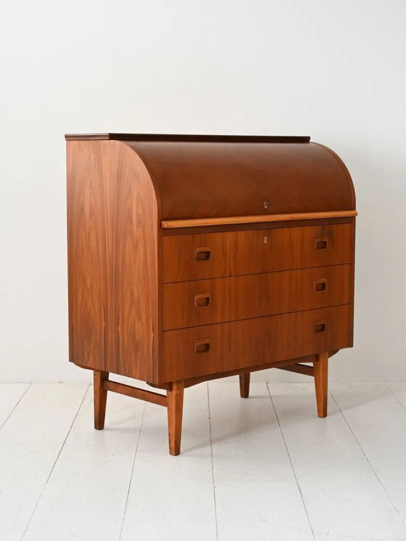 Pamono Vintage Scandinavian Secretaire in Teak, 1950s> Secretaires