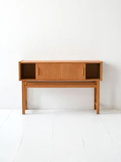 Pamono Vintage Scandinavian Sideboard in Light Teak, 1960s><noscript><img width=