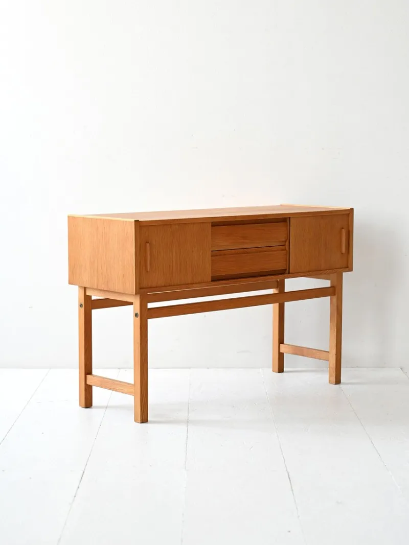 Pamono Vintage Scandinavian Sideboard in Light Teak, 1960s> Sideboards & Buffets