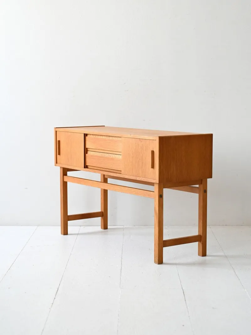 Pamono Vintage Scandinavian Sideboard in Light Teak, 1960s> Sideboards & Buffets
