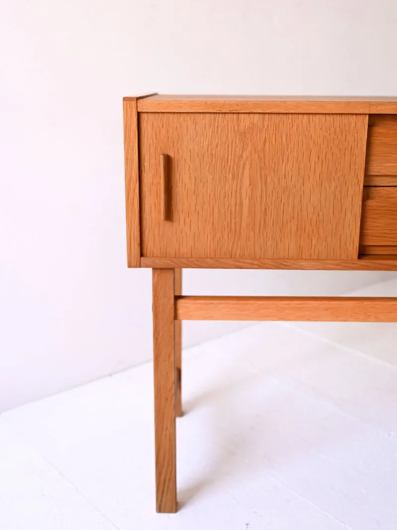 Pamono Vintage Scandinavian Sideboard in Light Teak, 1960s> Sideboards & Buffets