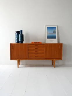 Pamono Vintage Scandinavian Teak Sideboard by Nils Jonsson, 1960s> Sideboards & Buffets