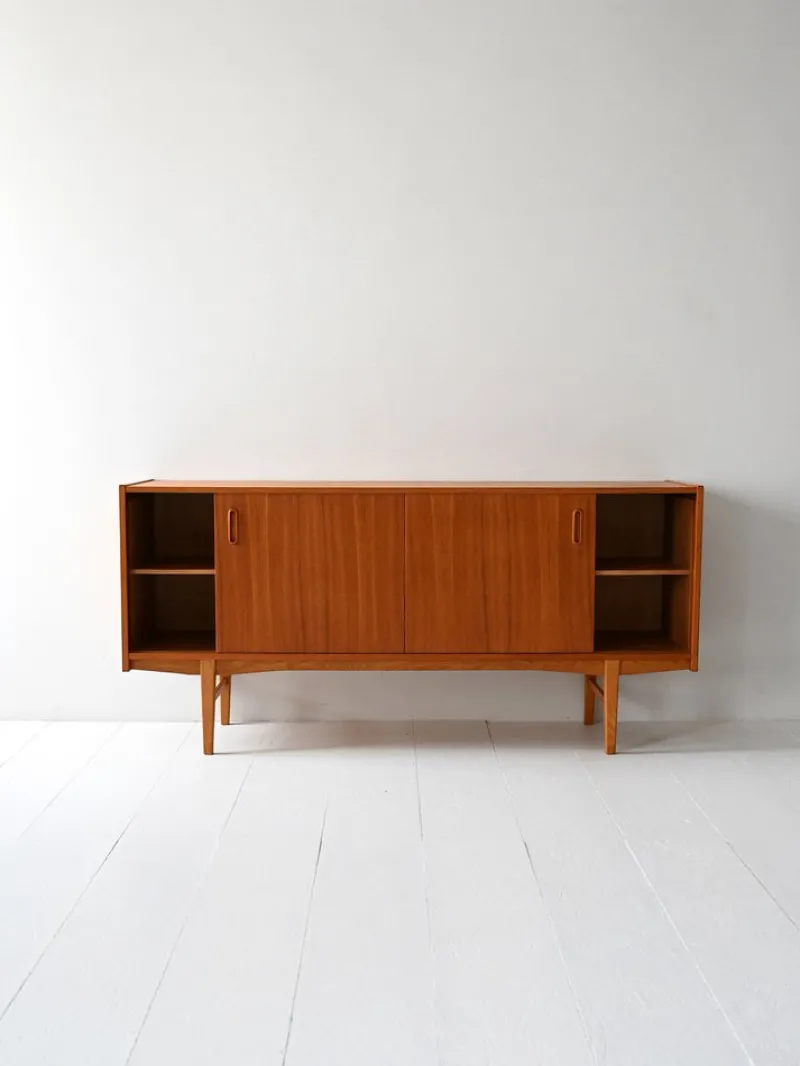 Pamono Vintage Scandinavian Teak Sideboard by Nils Jonsson, 1960s> Sideboards & Buffets