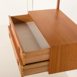New Pamono Vintage Scandinavian Teak Wall Unit, 1970s