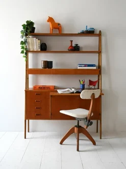 Pamono Vintage Scandinavian Teak Bookcase, 1950s> Shelves & Wall Units
