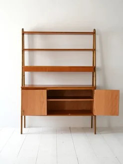 Pamono Vintage Scandinavian Teak Bookcase, 1950s><noscript><img width=