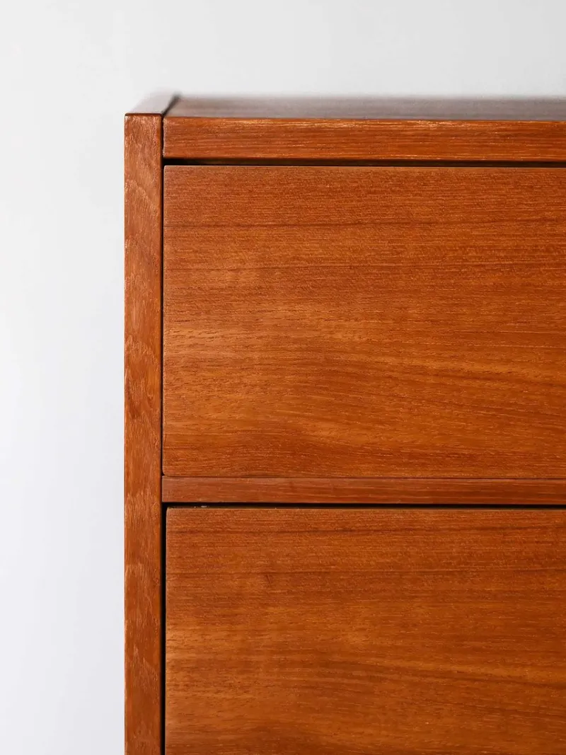 Discount Pamono Vintage Scandinavian Three-Drawer Bedside Table, 1960s