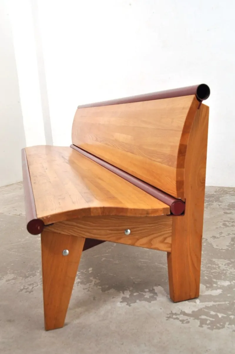 Pamono Vintage School Bench, 1950s> Benches