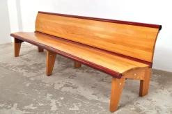 Pamono Vintage School Bench, 1950s><noscript><img width=