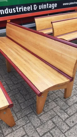 Pamono Vintage School Bench, 1950s><noscript><img width=