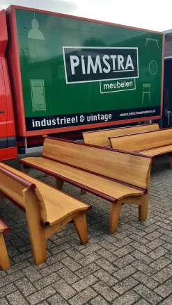 Pamono Vintage School Bench, 1950s><noscript><img width=