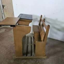 Pamono Vintage School Desk, 1890s><noscript><img width=