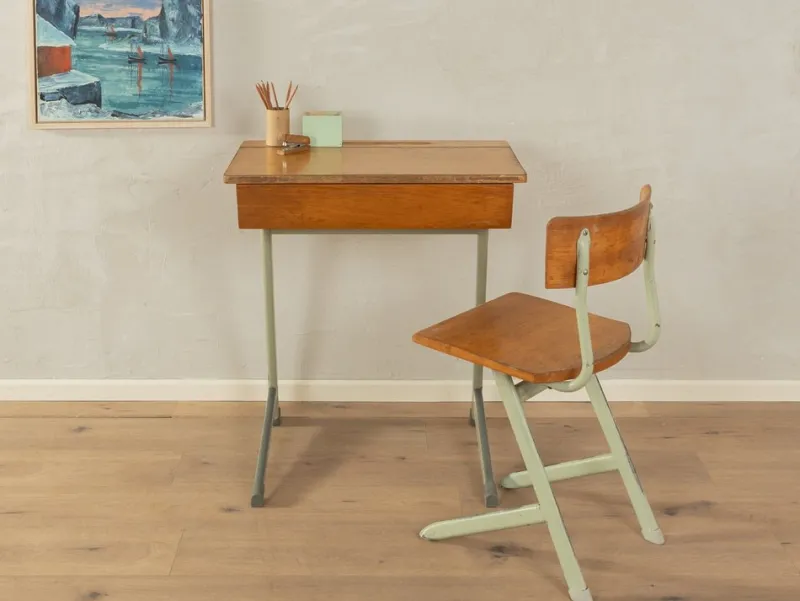 Hot Pamono Vintage School Set, 1950s, Set of 2