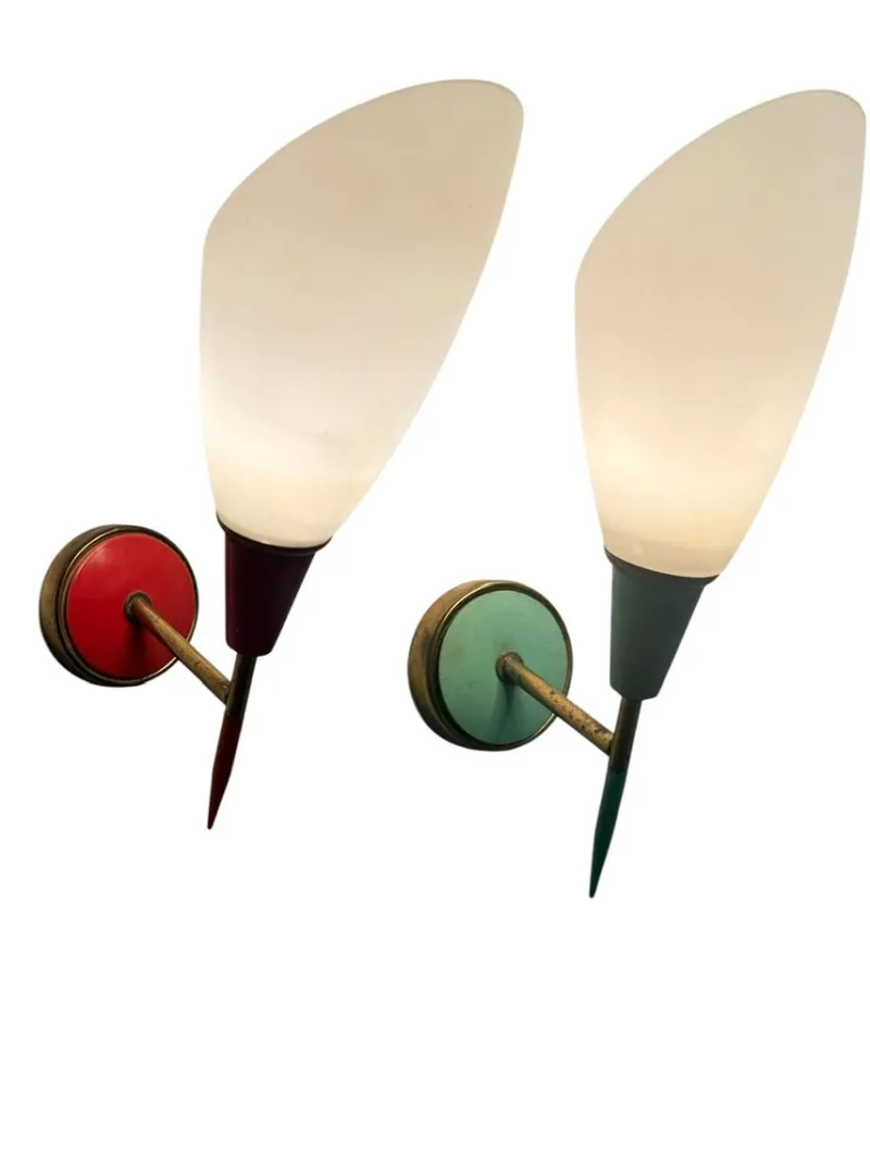 New Pamono Vintage Sconces, 1950s, Set of 2