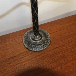 Hot Pamono Vintage Scored Metal Palm Tree Candelabras, 1980s, Set of 2