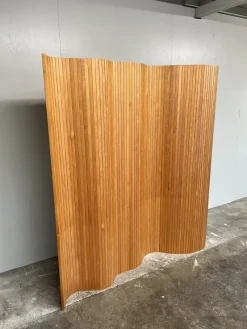 New Pamono Vintage Screen 100 in Pinewood by Alvar Aalto, 1969