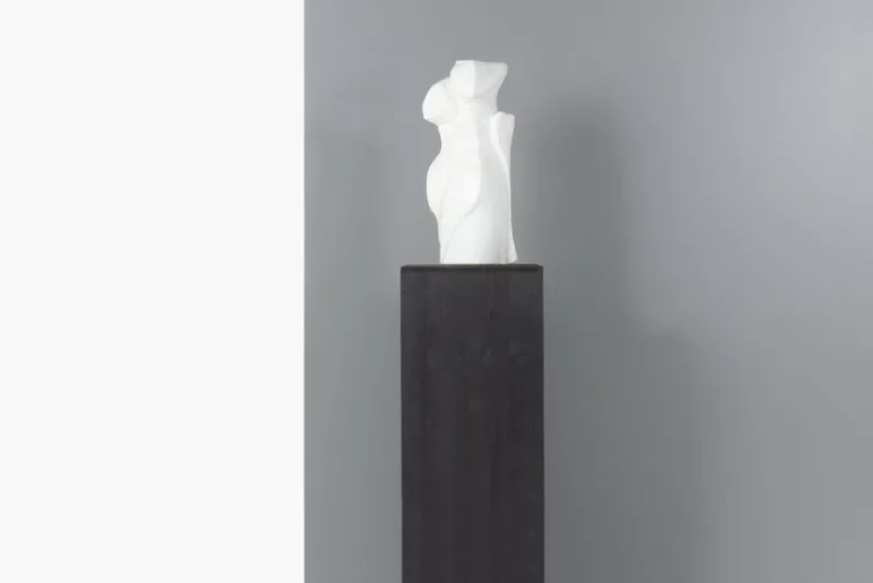 Pamono Vintage Sculpture in Concrete on Base, 1960> Mid-Century