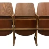 New Pamono Vintage 3-Seat Cinema Theatre Bench from Ton, 1960s