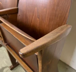 New Pamono Vintage 3-Seat Cinema Theatre Bench from Ton, 1960s
