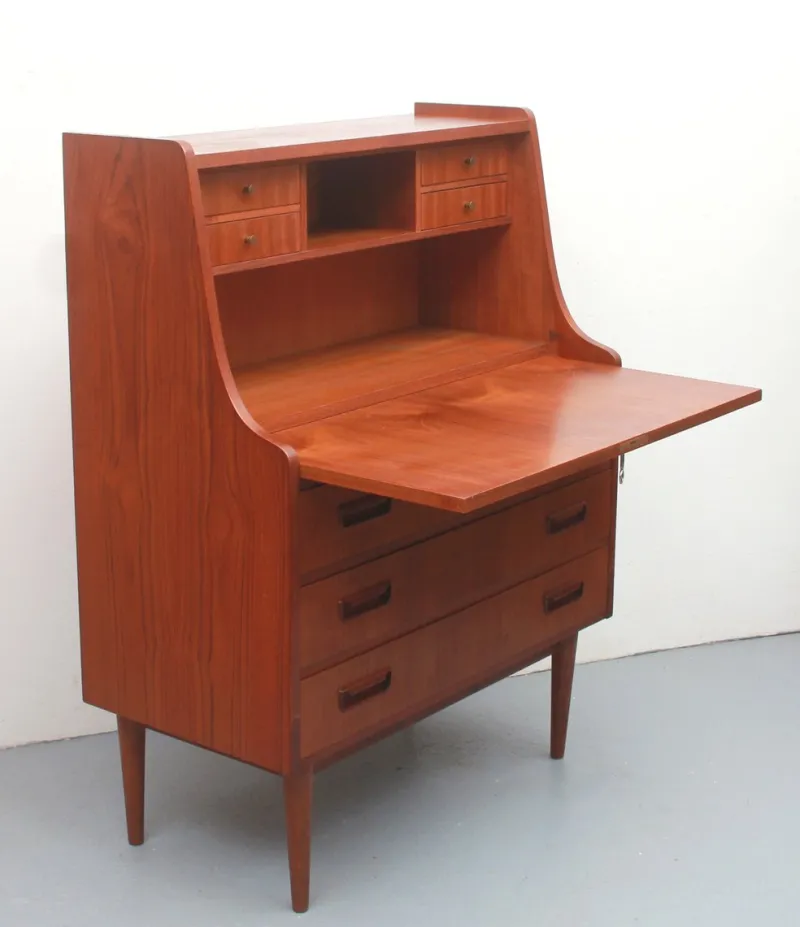 Sale Pamono Vintage Secretaire in Teak by Gunnar Nielsen Tibergaard, 1965