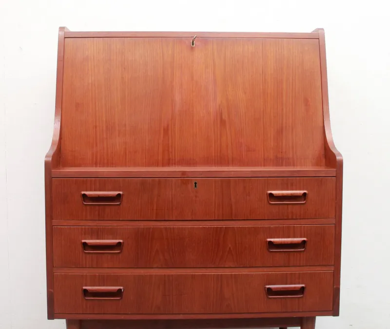Sale Pamono Vintage Secretaire in Teak by Gunnar Nielsen Tibergaard, 1965