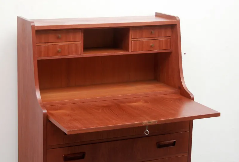 Sale Pamono Vintage Secretaire in Teak by Gunnar Nielsen Tibergaard, 1965