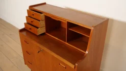 Pamono Vintage Secretaire in Teak><noscript><img width=