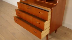 Pamono Vintage Secretaire in Teak><noscript><img width=