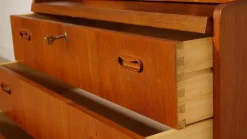 Pamono Vintage Secretaire in Teak><noscript><img width=