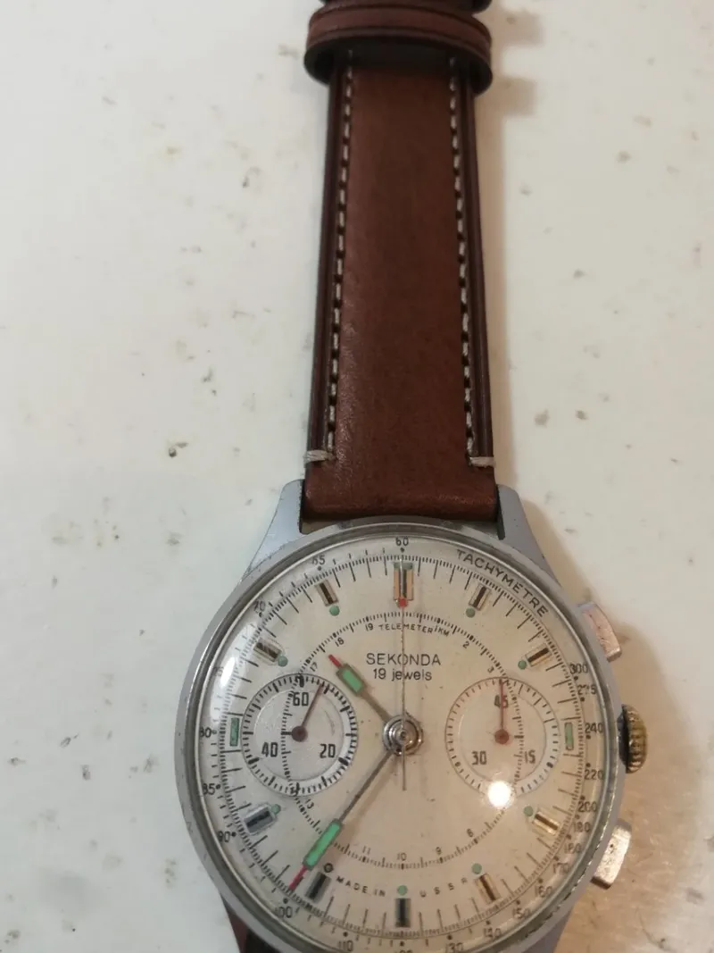 Pamono Vintage Sekonda Chronograph, Russia, 1970s> Watches