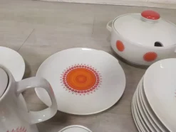 Online Pamono Vintage Service Table from Winterling, Bavaria, Set of 47