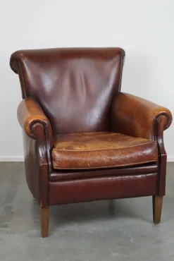 Pamono Vintage Sheep Leather Armchair> Lounge Chairs & Armchairs