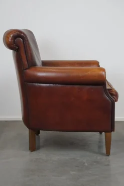 Pamono Vintage Sheep Leather Armchair><noscript><img width=