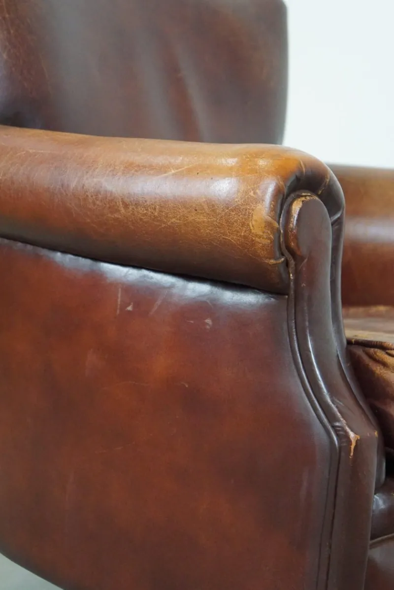 Pamono Vintage Sheep Leather Armchair> Lounge Chairs & Armchairs